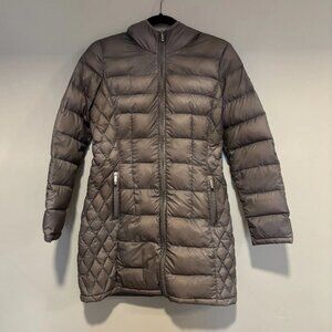 Micheal Kors Down Puffer Jacket Womens Size S Quilted Bomber Jacket Streetwear